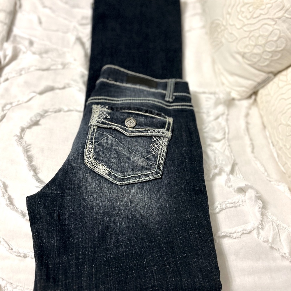Virgo bootcut cut jeans 30xlong worn once
